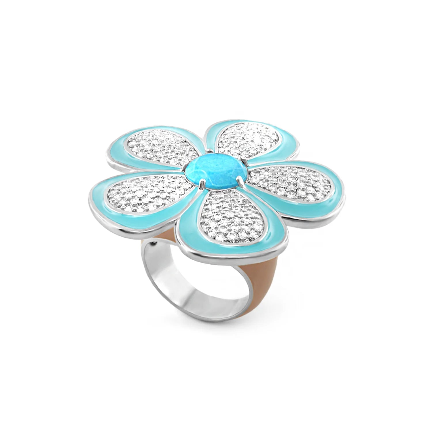 Falling Flowers Cocktail Ring