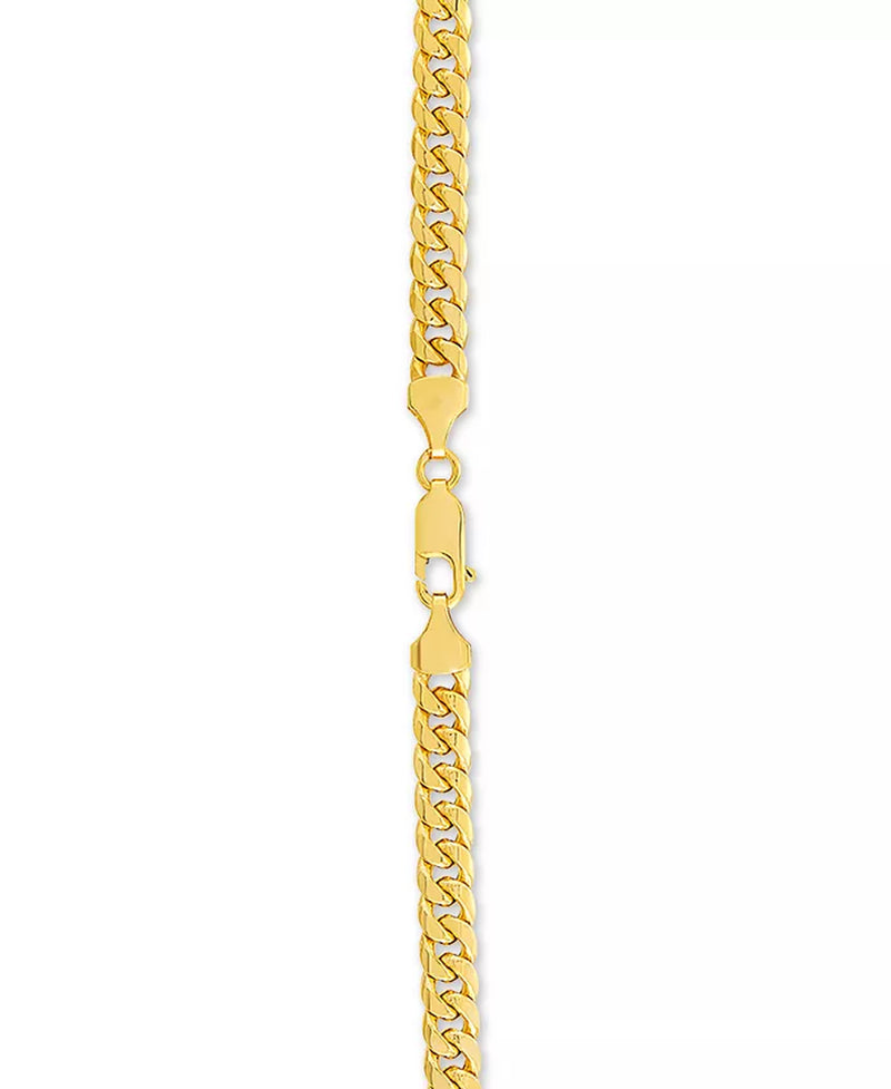 Miami Cuban Link 18" Chain Necklace (6Mm) in 10K Gold