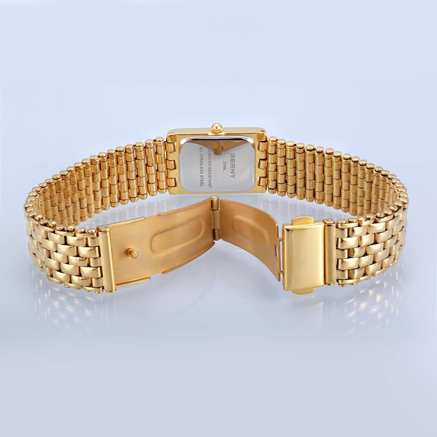 Gold Watches for Women Updated Ladies Quartz Wrist Watches Stainless Steel Band Womens Small Gold Watch Luxury Casual Fashion Bracelet Tools Included