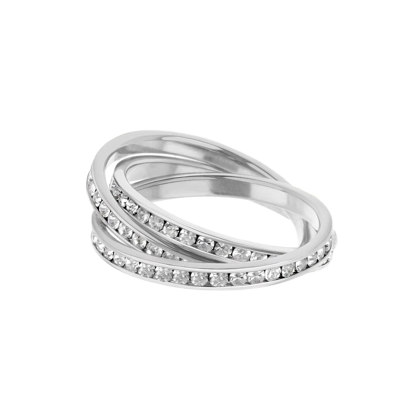 Glamour Pave Stackable Ring