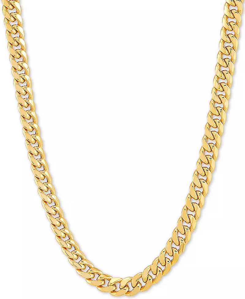 Miami Cuban Link 18" Chain Necklace (6Mm) in 10K Gold