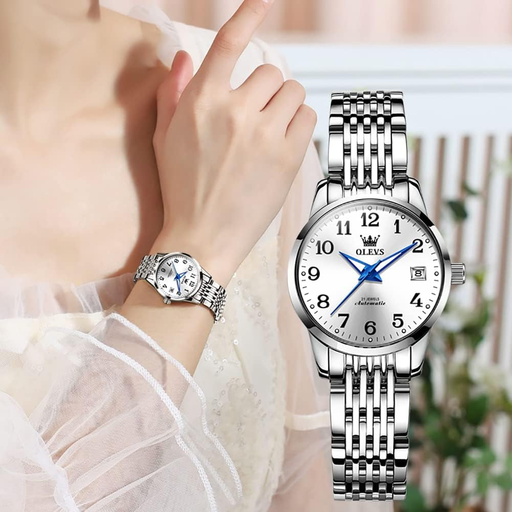 Women‘S Watch,Sliver Watches for Women,Two Tone Stainess Steeel Ladies Watches