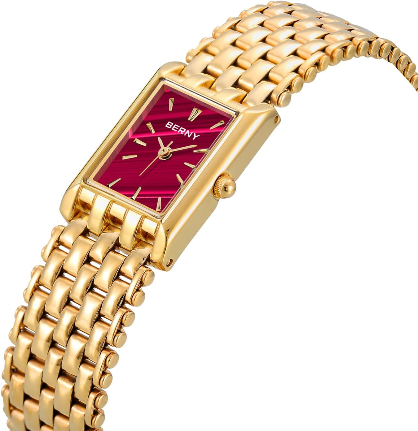 Gold Watches for Women Updated Ladies Quartz Wrist Watches Stainless Steel Band Womens Small Gold Watch Luxury Casual Fashion Bracelet Tools Included