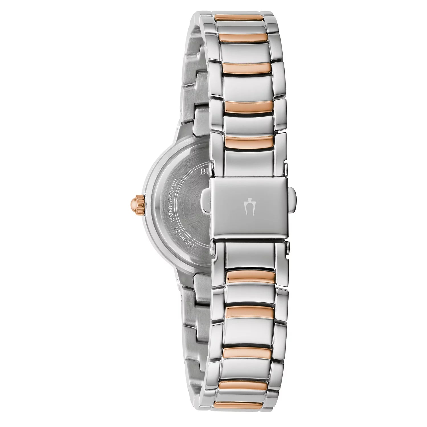 Women'S Two Tone Stainless Steel Bracelet Watch 98L272